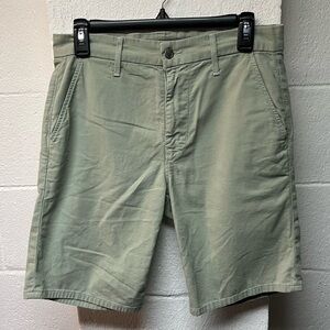 Joes Greenish Khaki Casual Shorts
